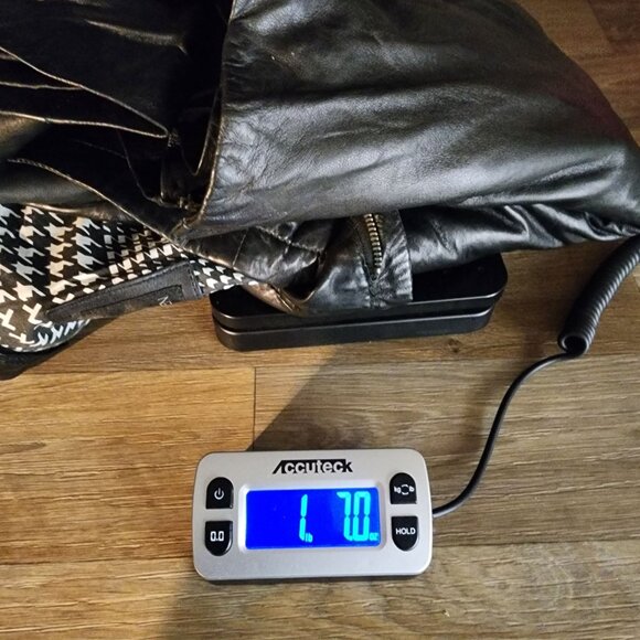 Bod & Christensen Women's Large Black Leather Jacket Moto Asymmetrical Full Zip‎ - Picture 11 of 11